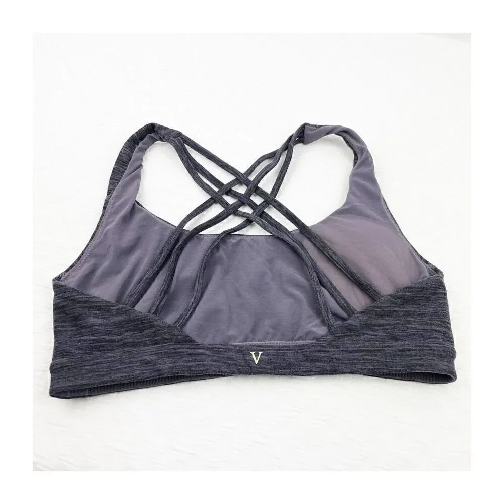 BUY 1 GET 1 FREE Victorias Secret medium sports bra gray space dye unlined has s